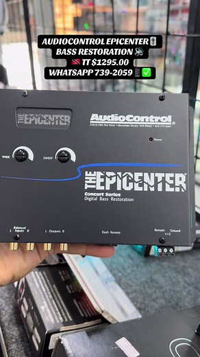 Epicenter Bass Restoration Available in Trinidad