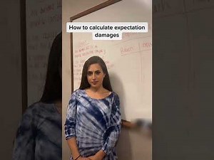 How to calculate expectation damages in contract law SIMPLIFIED step by step instructions for lawyer