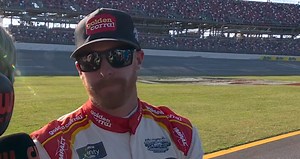 Jeb Burton gets emotional after Talladega runner-up finish
