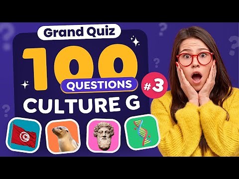 QUIZ 🧠: 100 General Knowledge Questions #3 - Test your level