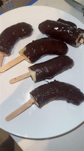 Banana 🍌 de chocolate 🍫