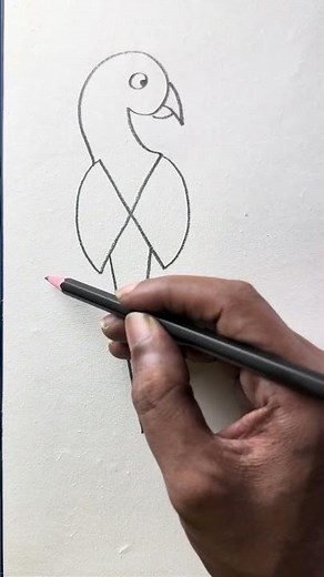 How to draw a bird step by step for beginners