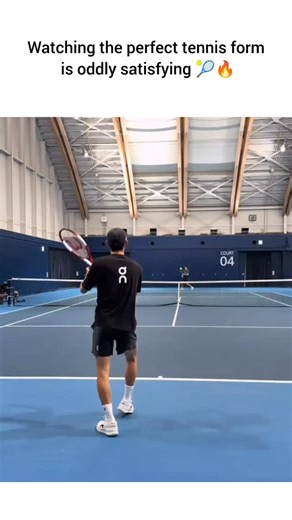 Urban Uncut on Instagram: "Inside the elite training facilities of a modern indoor tennis complex, the sound of a perfectly struck ball echoes as a demonstration of high-performance athleticism. This session on Court 04 captures a player executing high-velocity forehand drives with clinical precision. Every movement, from the explosive split-step to the aggressive follow-through, is designed to maximize ball speed while maintaining tactical control. The blue hard-court surface provides the ideal