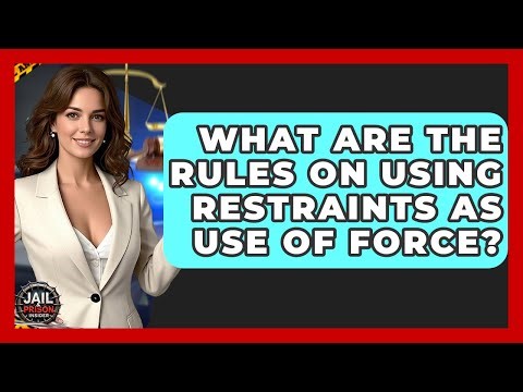 What Are The Rules On Using Restraints As Use Of Force? - Jail & Prison Insider