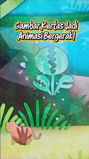 Gambar Kertas Jadi Animasi Bergerak! #shorts #gambar #animasibergerak #lucu #anime #3d #fyp
