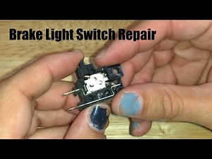 Motorcycle Front Brake Light Switch Repair | Honda Shadow ACE (VT750C)