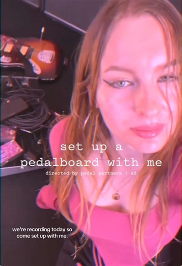 come setup up a guitar pedalboard for dreamy sounds with me ✨ #guitar #pedalboard #guitarpedals #guitareffects guitar pedals guitar effects pedalboard setup |original, not for re use| ad| thanks d’addario for sponsoring this lil film & supporting our independent art!