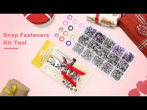 How to Use Yofuly Snap Fasteners Kit