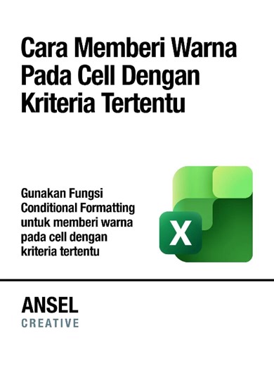 75K views · 749 reactions | Cara Memberi Warna Pada Cell Dengan Kriteria Tertentu di Microsoft Excel #Trik #Tips #Microsoft #Excel #TrikExcel #BelajarExcel #TutorialExcel #RumusExcel #ExelTips #ExcelFormulas #BerbagiItuIndah #BerbagiIlmu #education #digitalcreator | Herawanah Nanna | Facebook