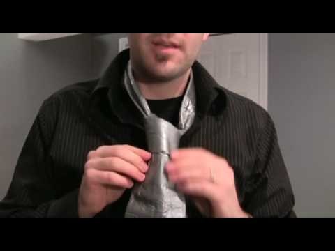 HOW TO MAKE A DUCT TAPE SUIT! Part 2: Jacket and Tie- scrumptious!