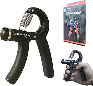 Grip Strength Trainer, Hand Gripper Strengthener with Adjustable Resistance 11-132 Lbs (5-60kg), Forearm Strengthener with Non-Slip Gripper for Muscle Building and Injury Recover Gym/Home