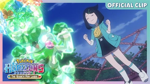 Liko’s Tera Training is officially underway! 💠 Liko and Floragato try out Terastallization for the first time in a battle against Cortondo Gym Leader Katy. 🕸️ | Pokémon