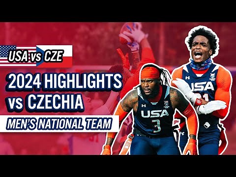 USA vs. Czechia Flag Football | 2024 IFAF Men's Highlights