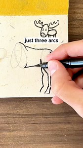 903K views · 22K reactions | Transform your doodles into stunning art ! #arttutorial #drawing #doodles #howtodraw #moose | Harrison How | Facebook