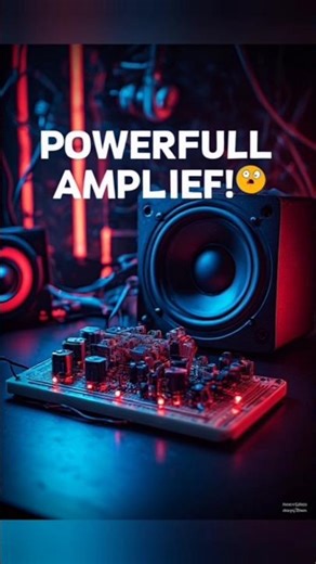 Make a Powerful Audio Amplifier at Home 🔊 (Easy DIY)#like