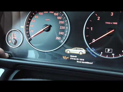 How to reset service setting BMW F10 F11 F07