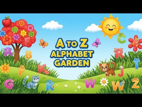 A to Z Alphabet Adventure in the Garden 🌸🌿 | Fun ABC Learning for Kids