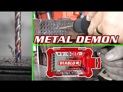 Steel, Stainless, & Thick Steel - Diablo Metal Demon Drill Bits Review