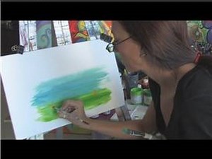 Acrylic Painting Tips : Acrylic Painting Techniques : How to Paint a Canvas Picture