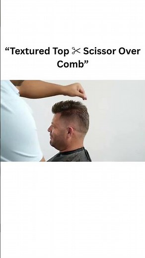 How To Cut Hair Using Scissor Over Comb | Texture Without Clippers