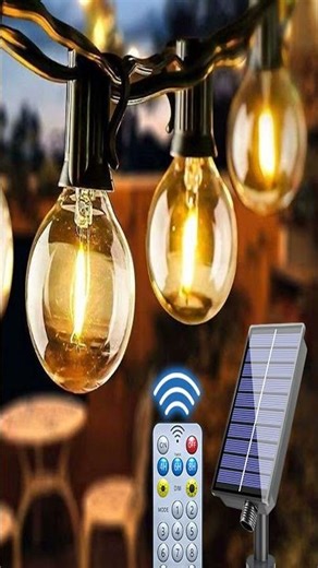 Solar G40 String Lights - Garden Lighting Under £15