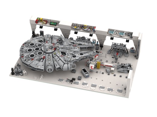 LEGO MOC-157245 UCS Hoth Hangar (Star Wars > Ultimate Collector Series 2023)