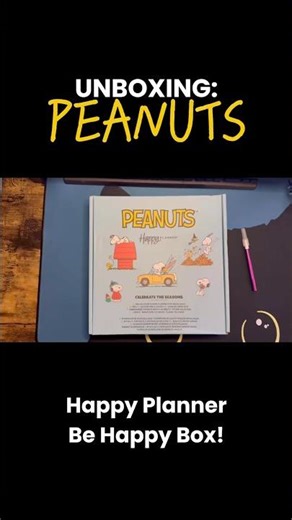 Happy Planner Peanuts Box Unboxing! #happyplanner #peanuts