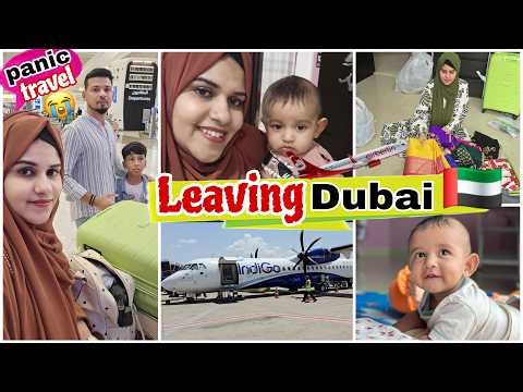 Leaving Dubai 👋🇦🇪~ Hazlan’s First Flight ✈️~Worst Flight Experience Ever 💔~ Panic at 30,000 Feet ✈️😰