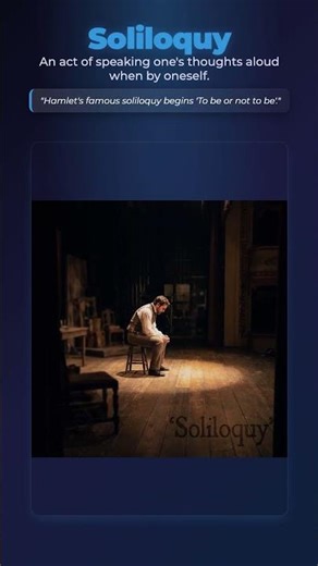 What Does SOLILOQUY Mean? Root Word: LOQU/LOCUT 🎭 #Shorts