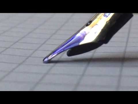 How fountain pen nib works