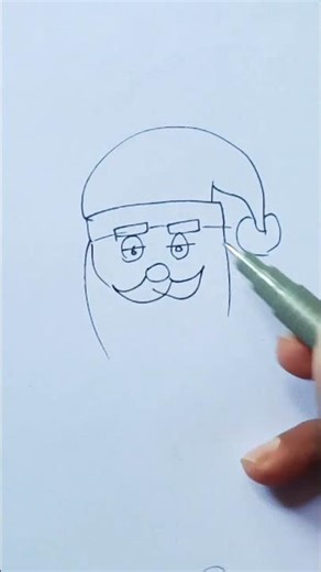 How to draw of Santa Claus for beginners / Merry Christmas Drawing step by stp