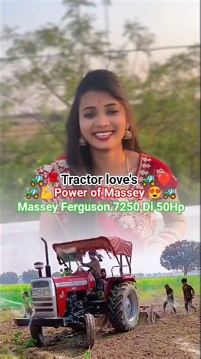 🚜😍💪MASSEY FERGUSON 7250 DI (2026): The FUTURE of Farming is HERE!🚜❤️💪 #tractorvideo #india #tractor