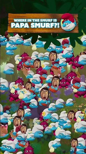 Find Papa Smurfs 🔎