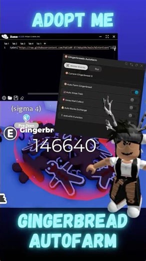 🍪Adopt Me Script | Gingerbreads Autofarm #scriptadoptme #adoptme #adoptmescript #adoptmeroblox