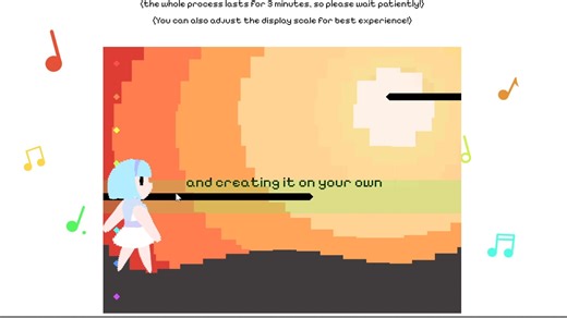 【p5js】期末project之小键盘&音游-Create your story with music!