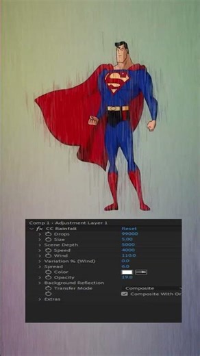 After Effects Rain 🌧️| CC Rainfall Effects Tutorial #shorts