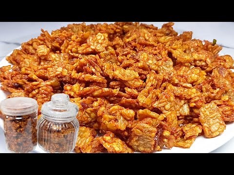 EKONOMIS PRAKTIS,,,INI RESEP TEMPE KERING PEDAS MANIS RENYAH COCOK UNTUK STOCK LAUK MAKAN NASI