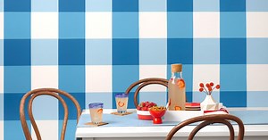 How To Paint Gingham Pattern Checks on a Wall