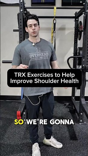 Check out some of these TRX exercises to help improve your shoulder strength #pitching