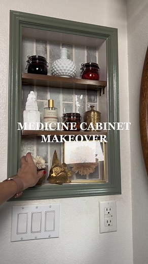 Gypsy Rose Medicine Cabinet Makeover