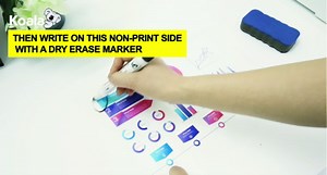 KOALA Transparency Film for Inkjet Laser Copier Printers - 8.5 x 11 Inch 20 Sheets Printable Clear Film Paper for Overhead Projector, Presentation, Craft Projects