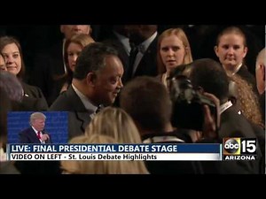 Dr. Ben Carson & Jesse Jackson - Final Presidential Debate - Las Vegas, Nevada