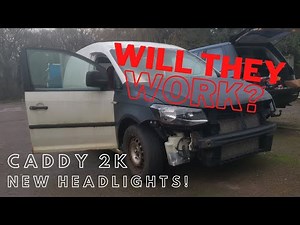 (Abandoned VW Caddy Part 3) Fitting MK4 Facelift Wings & Headlights