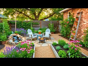 100+ Rustic Backyard Garden Landscaping Ideas for Natural Paths, Patios, Decks, and Seating