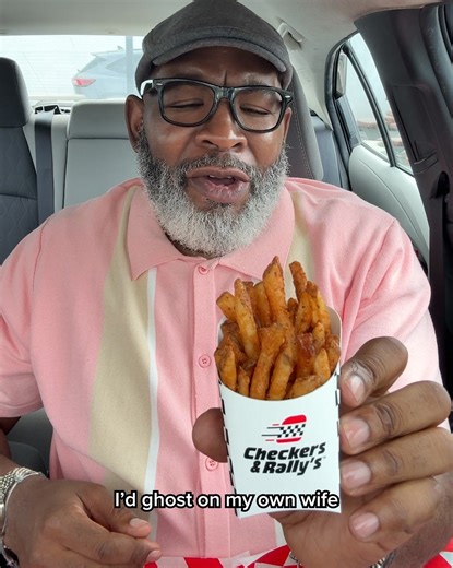 These fries will RUIN other fast food fries for you. Crispy & perfectly seasoned, these are the fries that every potato aspires to become. 🥔 🍟 | Checkers and Rally's