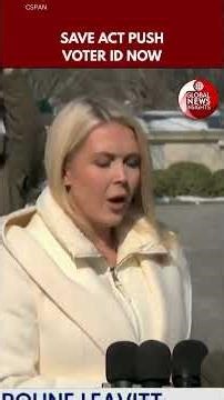 White House Says Trump Backs SAVE Act, Calls Voter ID ‘Common Sense’