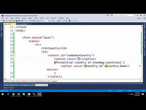 Cascading DropDown List with Ajax in ASP.NET MVC and Entity Framework