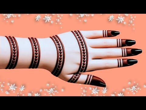Beautiful Easy Dots Mehndi Design | Trick Mehndi | Baby Shower Mehndi Design | Eid Special Mehndi