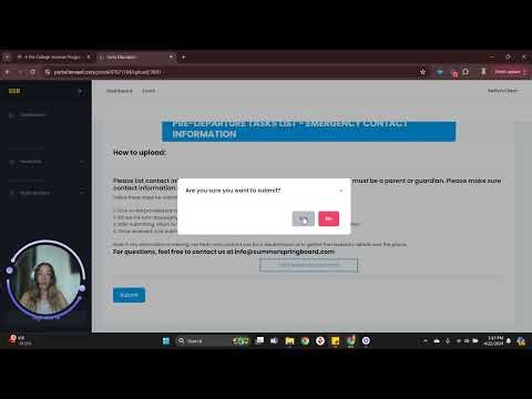Summer Springboard: Forms Tutorial