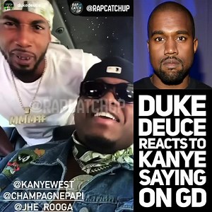Memphis rapper Duke Deuce reacts to #KanyeWest saying “on GD” in leaked song with Andre 3000 🔱 | Rap CatchUp